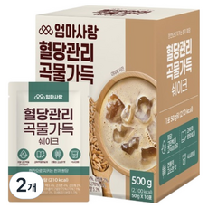 엄마사랑 혈당관리 곡물가득 쉐이크 10p, 500g, 2개
