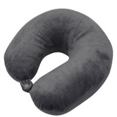 簡約線條寫奢華珠頸靠墊枕, 灰色