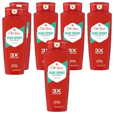 [쿠팡수입] 올드스파이스 하이 인듀어런스 퓨어 스포츠 바디 워시, 532ml, 6개