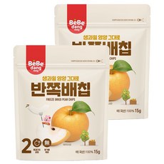 베베당 동결건조 배칩, 달콤한맛, 2개, 15g