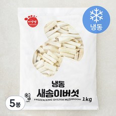 마당발 새송이버섯 (냉동), 1kg, 5봉