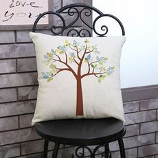 일러스트 트리 쿠션커버 E SET