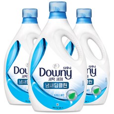 다우니 냄새 딥클린 프레시 클린 세탁세제 본품, 3L, 1개입, 3개