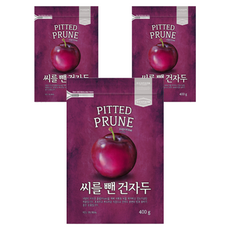 리치팜너트 씨를 뺀 건자두, 400g, 3개