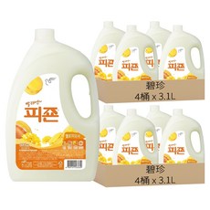 碧珍 高級衣物香氛柔軟精 Yellow Mimosa, 8桶, 3.1L