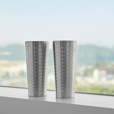 HOMENHOUSE 雙層不鏽鋼保溫保冰杯, 單色, 510ml, 2個