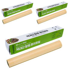 FORMINE 黃土烘焙紙, 10m, 1入, 3個