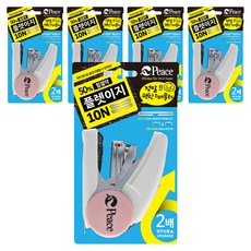 Peace Tools Flat Easy 10N 釘書機, 5個, 隨機出貨