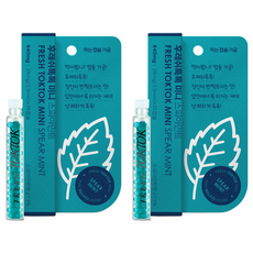 Fresh Tok Tok 迷你食用膠囊漱口薄荷, 840mg, 2瓶