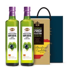 SORBAS 葡萄籽油 500ml x 2p + 購物袋套組, 1套