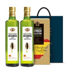 SORBAS 葵花籽油 500ml x 2p + 禮盒套組, 1套