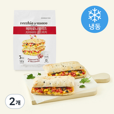 신세계푸드 베키아에누보 페퍼로니 치즈 치아바타 샌드위치 (냉동), 180g, 2개, 3개입