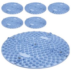 Bonitori 腳底按摩指壓墊 圓形 55cm, 天藍色, 6個