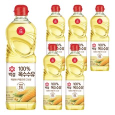 CJ BEKSUL 白雪 玉米油, 900ml, 6個