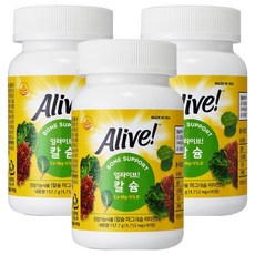 Alive 鈣鎂維生素D補充膠囊, 90顆, 3個