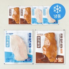 한끼통살 닭가슴살 저염 믹스 (냉동), 100g, 6개, 1개입