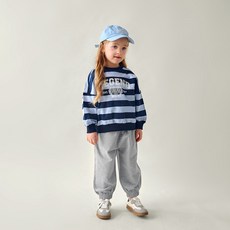 마리앤모리 레터링 단가라 상의 + 하의 세트