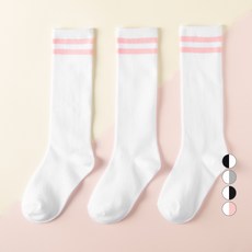 BASE ALPHA ESSENTIALS 兒童條紋及膝襪 3件組