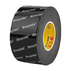 奔億達 超強力雙面膠 4cm, 黑色, 1捲