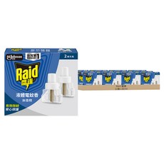 Raid 雷達 超智慧薄型液體電蚊香補充瓶 無臭無味 2瓶, 82ml, 12盒
