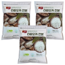 Cheongeun F&B 無麩質木薯澱粉, 1kg, 3個