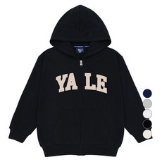 YALE KIDS 兒童大Logo連帽拉鍊外套 YJCRHZZ53807