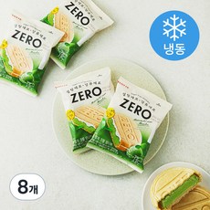 롯데웰푸드 ZERO 말차 크림 모나카 아이스크림 (냉동), 8개, 1개입, 140ml