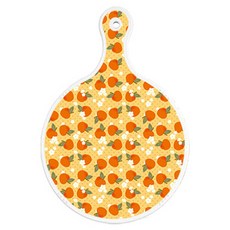 Roem Design 雙面圓形上菜砧板 柳橙蜜桃, 三葉草, 1個