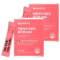 Vitamin Village 義大利小分子膠原蛋白1000粉隨身包 30條入, 30g, 2盒