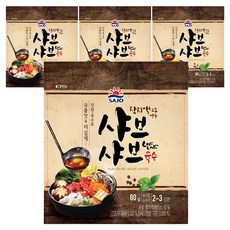 Sajo Daerimseon 火鍋高湯, 80g, 4個