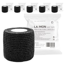 Lash Monster 手柄握帶膠帶, 黑色, 6個