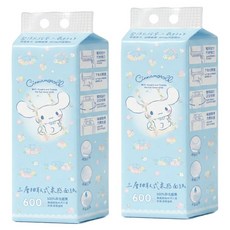 Sanrio 三麗鷗 抽取式柔感面紙 大耳狗 好朋友花圈, 600張, 2包