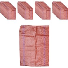 GUARDMAN 麻布袋, 50個, 紅色