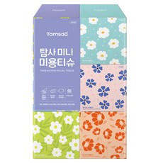 Tamsaa 迷你抽取式面紙, 250張, 6盒
