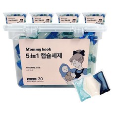 마미북 파워클린 초고농축 캡슐세제, 5개, 30개입