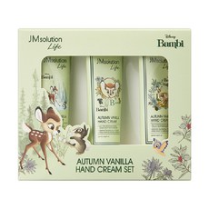 JMsolution Life 迪士尼護手霜 小鹿斑比 香草 3條入, 150ml, 1組