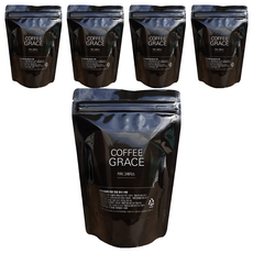 커피그레이스 인도네시아 ARCHE GAYO 분쇄 커피, 5개, 500g, 더치