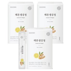 하루활력 레몬생강청, 300ml, 3개