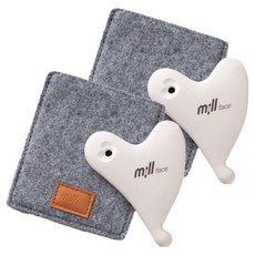 囊囊生活餐面刮痧, 2個, 白色