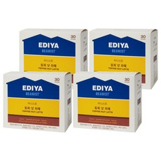 이디야 비니스트 토피넛 라떼분말, 600g, 30개입, 4개