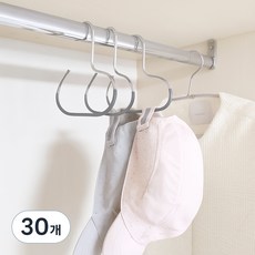 Novarium 多用途帽子圍巾雜貨收納掛架 14 x 15 cm, 灰色, 30個