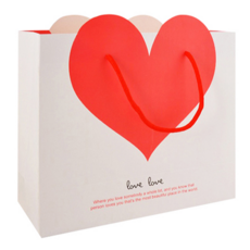 Maket Gamseong 愛心紙質購物袋, 混色