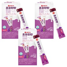 서울우유 초유탄탄 단백질 젤리 츄어블 류신 프로틴 280g, 14회분, 3개