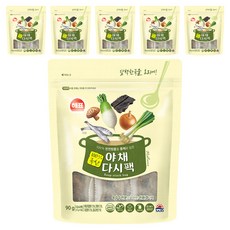 해표 야채 다시팩, 90g, 6개