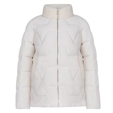 Olivia Hassler 女款羊羔毛鴨絨短版保暖羽絨外套 OHCWDW204