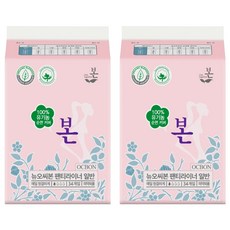 유기농본 제이본 팬티라이너, 일반, 34개입, 2개