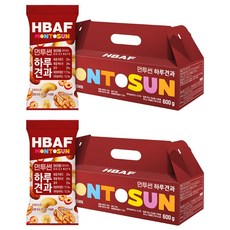 HBAF 每日堅果禮盒 棕色款 30入, 600g, 2盒