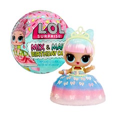 L.O.L Surprise 驚喜寶貝蛋 生日蛋糕Tots公仔 隨機出貨, 1個