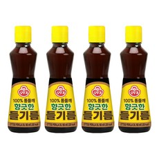 오뚜기 향긋한 들기름, 160ml, 4개