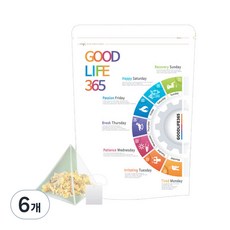굿라이프365 국화차 삼각티백, 1g, 25개입, 6개